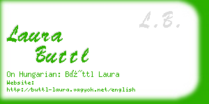 laura buttl business card